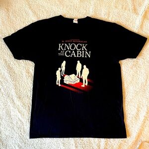 M. Night Shayamalan’s Knock at the Cabin Black Short Sleeve Shirt Size Large